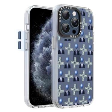 Imagem de GuardCrew Capa para iPhone 15 Pro Max, [proteção contra quedas de grau militar de 3,5 m à prova de colisão] [antiamarelamento e antidescasca] capa de telefone fina à prova de choque transparente TPU