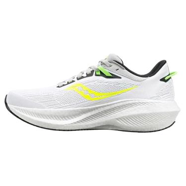 Imagem de Saucony Tênis feminino Triumph 21, Branco/Slime, 42