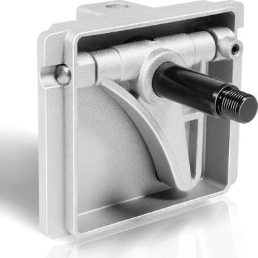 Imagem de Substituição 100016A-1 Suporte de roda superior e conjunto de dobradiça para serras de fita de ferro fundido de 14 polegadas, compatível com: Jet JWBS-14CS, JWBS-14DXPRO