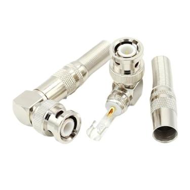 Imagem de Conector de fiação BNC sem solda Q9 macho fêmea 75-5 ohm (BNC-JW-5 macho, 5PCS)