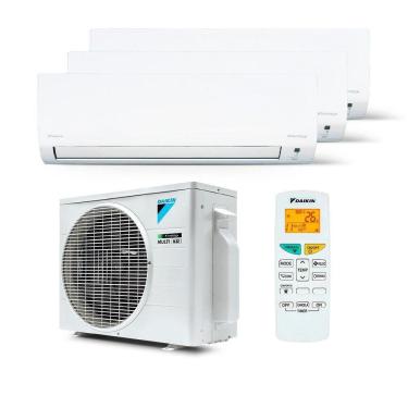 Imagem de Ar Condicionado Multi Split Inverter R32 Daikin 18000 Btus (3x9000) Frio 220V