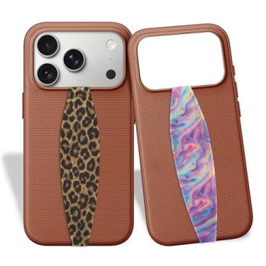 Imagem de Switchbands Alça para celular – Pacote com 2 suportes de dedo reversíveis para a parte de trás do telefone, design antiderrapante personalizável, suporte removível compatível com carregamento sem fio