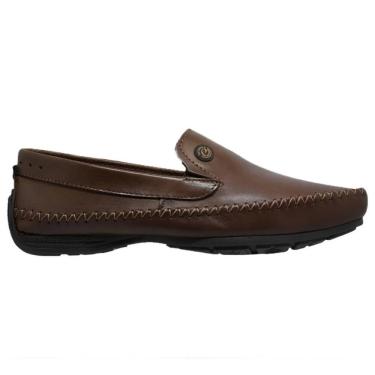 Imagem de Sapatilha Mocassim Masculino Pegada Conforto Marrom 140771