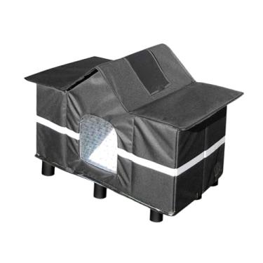 Imagem de WeiLaiKeQi Casa para gatos ao ar livre, abrigo para gatos, casa para gatinhos, todas as estações, barraca para cachorros, sem teto, para animais de estimação,