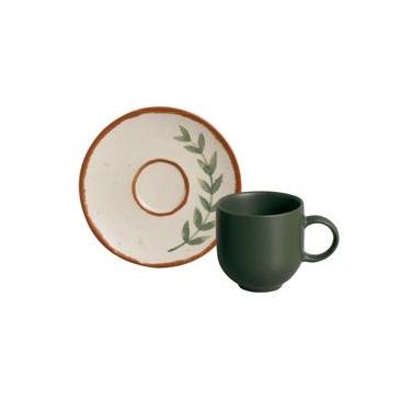 Imagem de Conjunto com 6 Xícaras de Café com Pires Coup Stoneware Magari 97ml