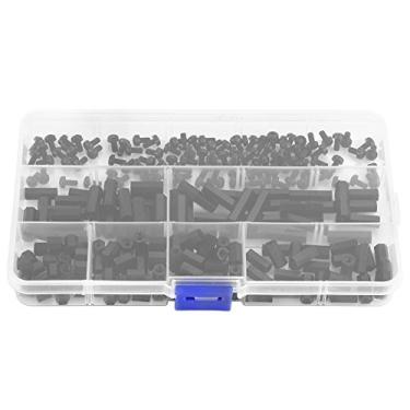 Imagem de 250 peças espaçador espaçador nylon M2 M3 macho fêmea coluna sextavada parafusos porcas kit sortido (modelo M3 Dual-Pass-B)