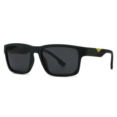 Imagem de VFDHN Óculos de Sol Polarizados Clássicos e Modernos Masculinos de Luxo Vintage para Dirigir, Pescar e Uso Externo (TYJ383-4)