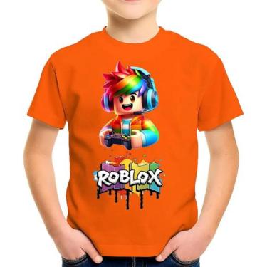 Imagem de Camiseta Camisa Infantil Juvenil para Menino Menina  Gamer Roblox MD3 