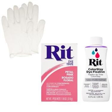 Imagem de Rit Dye Powder com conjunto de fixadores ColorStay – Kit tudo em um com luvas para reduzir o sangramento de cor