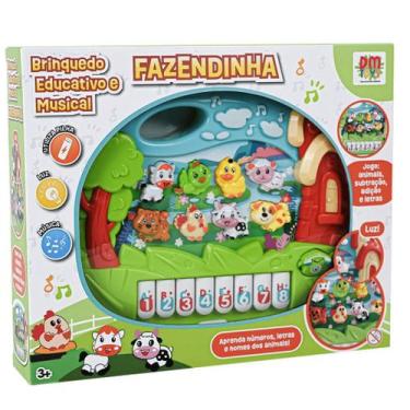 Imagem de Piano Educativo Fazendinha DM6899 Dm Toys