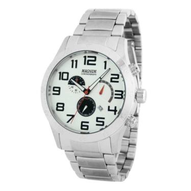 Imagem de Relógio Masculino Magnum Cronógrafo Ma35262Q - Prata