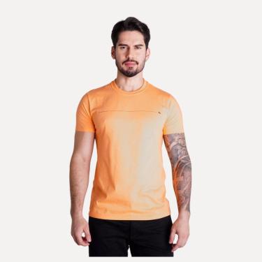 Imagem de Camiseta Acostamento Wolf 093 Laranja-Masculino
