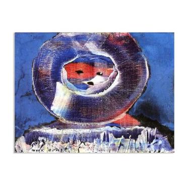 Imagem de Pôster Max Ernst Mr Sippi Reproduções de pinturas famosas Surrealismo Tela de parede Max Ernst Decoração de parede para presentes de sala de estar 80 x 60 cm (32 x 24 polegadas) sem moldura