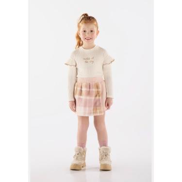 Imagem de Conjunto Infantil com Blusa e Short-Saia Up Baby-Feminino