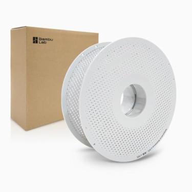 Imagem de Bandeja de filamento original AMS Suporte de carretel de filamento removível bandeja de baixa temperatura reutilizável para PLA, PETG, TPU, ABS, compatível com impressora 3D Bambu X1, P1, A1 (branca)