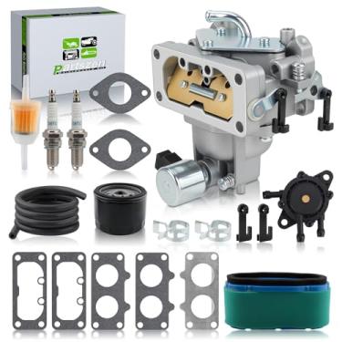 Imagem de partszen Kit de ajuste de bomba de combustível de carburador 15004-1018 para Kawasaki FH661V FH641V FX751V FH721V FH680V FX850V 4 tempos 22HP carburador com peças de reparo substituir 15004-1005