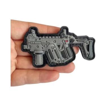 Imagem de Mini Patches De Borracha PVC 3D Para Mochila, Adesivos De Armas, Pisto