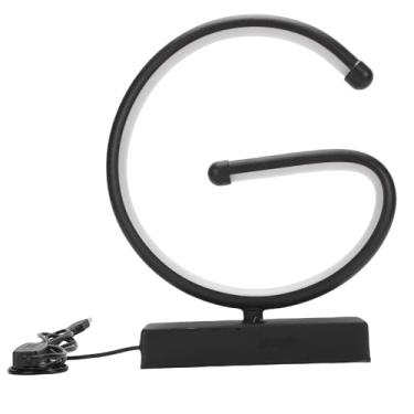 Imagem de Hyuduo Lâmpada de Mesa LED 3 Cor de Cabeceira de Cabeceira de de Cor de Luminária Noturna Com Design Em Forma de G para Quarto da Sala de Estar Escritório Em Casa