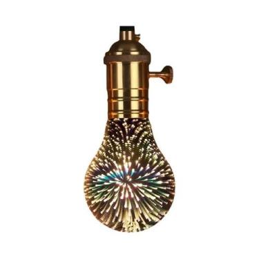 Imagem de Luz Noturna LED Vintage Estrela Fogos De Artifício E27 Decoração De Me