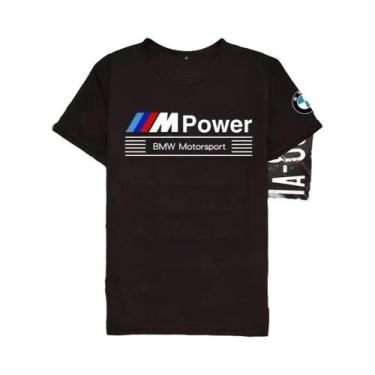 Imagem de Camiseta Masculina De Manga Curta BMW M Power, Esportiva, Para Corrida