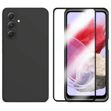 Imagem de Película de Vidro 3D Tela Toda e Capa Protetora Preta para Galaxy M34