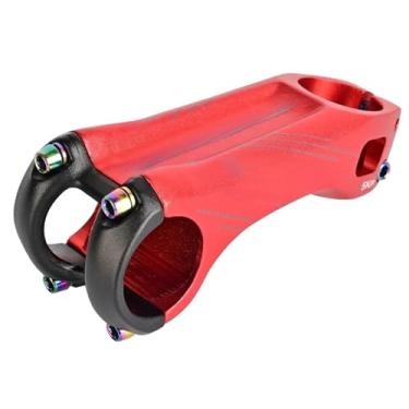 Imagem de Mesa de alumínio para bicicleta de estrada e mountain bike, 17 graus, 70/90 mm, 31,8 x 28,6 mm, para XC, MTB e AM, disponível em 4 cores.(Red 90MM)