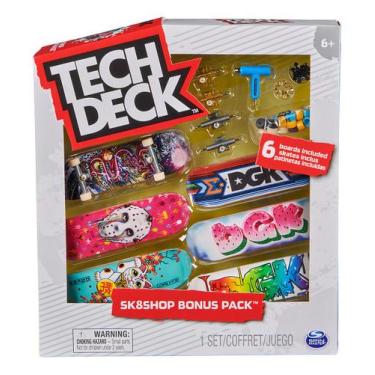 Imagem de Skate De Dedo 6 Shapes Tech Deck Pro Coleção - Sunny