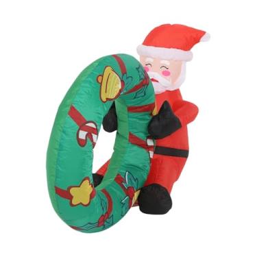 Imagem de Sclmgo Adereços Infláveis ​​de Natal com Plugue Americano, Resistentes Ao Vento, Ideais para Decoração Natalina.