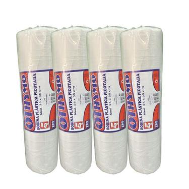 Imagem de BOBINA PLÁSTICA PICOTADA 25x35 4UN SACO TRANSPARENTE MERCADO - E A COS