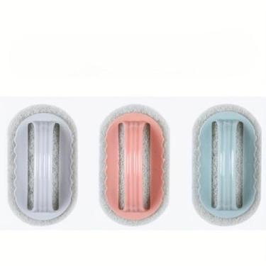 Imagem de Escova de limpeza resistente com aderência antiderrapante - ferramenta de esfregar para banheiro, cozinha, carro, azulejo, janela, material plástico durável - escova forte para remoção de manchas para
