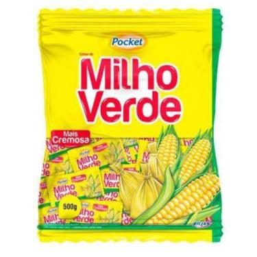 Imagem de Bala dura pocket vários sabores 500g - riclan , Milho Verde