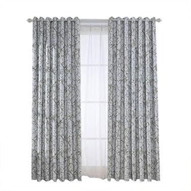 Imagem de Cortina de janela de poliéster Ainoli sombra quarto sala cozinha decoração