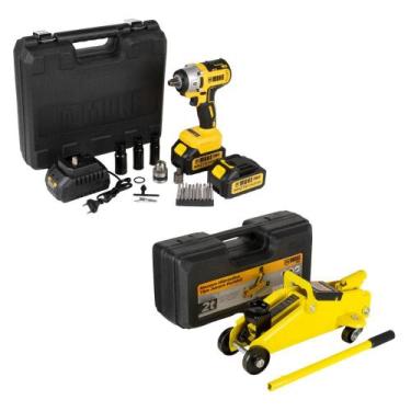 Imagem de Chave de Impacto 21V Brushless Com Macaco Jacaré 2T Muke Tools