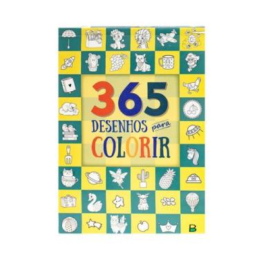 Imagem de Livro 365 Desenhos Para Colorir Arte E Criatividade PAD Infantil Monte