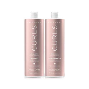 Imagem de Kit Jacques Janine Hair Care Curls Shampoo 800ml + Condicionador 750ml