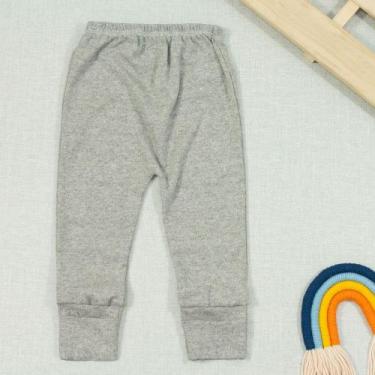 Imagem de Calça em suedine para bebê com pé reversível mescla - Era Uma Vez, Mes
