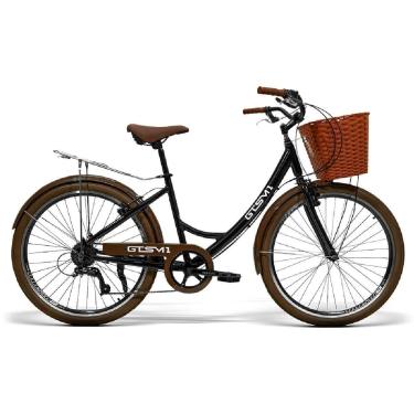 Imagem de Bicicleta GTS M1 KS Retrô Aro 26 - Câmbio TSI - 7 Marchas-Unissex