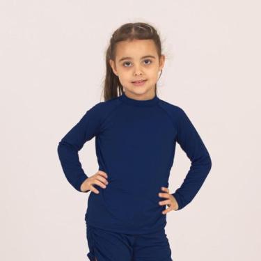 Imagem de Camisa UV infantil proteção solar unissex 1 ao 4 Lavin Basic 15-C1, Ma