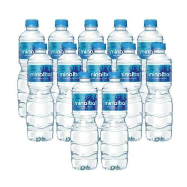 Imagem de Água Mineral Minalba Sem Gás 510Ml Kit 12, 510ml, Natural, Kit