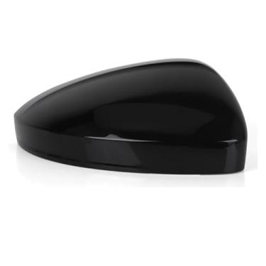 Imagem de Tampa Da Tampa Do Espelho Lateral Da Porta Lateral Compatível Com VW Tiguan AD BW MK2 2017 2018 2019 2020 2021 2022 2023 Substituição Da Guarnição Da Caixa Lateral Do Retrovisor(Glossy Black Right)