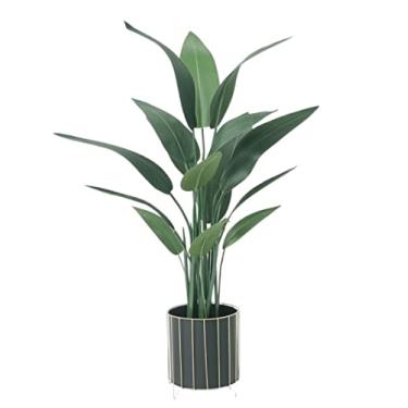 Imagem de SLGGPJBU Plantas falsas, planta artificial, árvore, interior, verde, planta em vaso para casa, escritório, jardim, decoração moderna, casa, sala de estar, casa, plantas artificiais, interior e