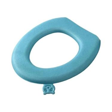Imagem de Capa De Assento Sanitário Universal De EVA Espessado Com Alça Para Lev