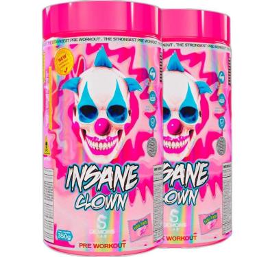 Imagem de Kit 2x Pre Treino Insane Clown Tutti Fruit 350g - Demons Lab-Unissex