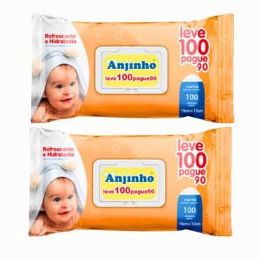 Imagem de Kit C2 Lenço Umedecido Leve 100 Pague 90 - Anjinho - Parentex Ind E Co