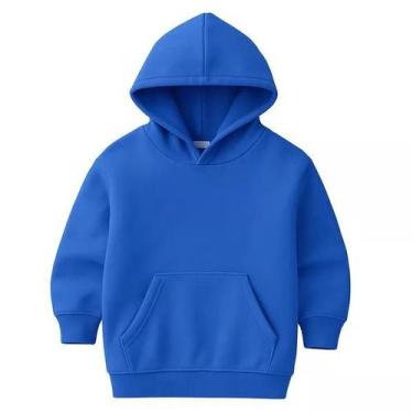 Imagem de Moletom Infantil Criança Blusa De Frio Casaco Com Capuz Idade 2 a 16 A