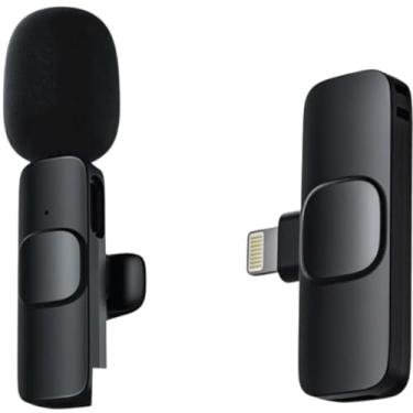 Imagem de Microfone De Lapela Sem Fio Profissional Compatível IPhone E Android Redução De Ruído Ideal Para Gravações Entrevistas E Lives (Compatível IPhone)