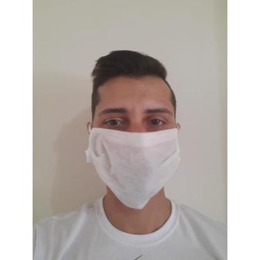 Imagem de Máscara Proteção não descartável Tecido Lavável 10 unidades - NACIONAL