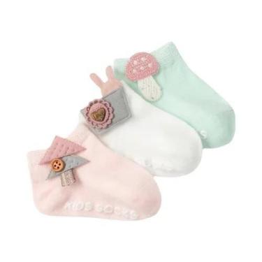 Imagem de Meias De Algodão Para Bebês Recém-nascidos, Antiderrapantes, Primavera