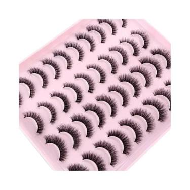 Imagem de Cílios Postiços Naturais Longos 3D De Mink, 20 Pares, Extensão De Cíli