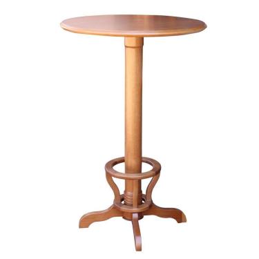 Imagem de Mesa Bar Redonda com Suporte para Pés